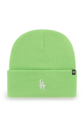 47brand caciula Mlb Los Angeles Dodgers culoarea verde,
