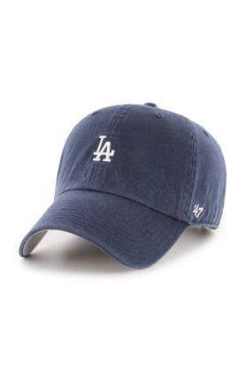 47brand sapca Los Angeles Dodgers culoarea albastru marin, cu imprimeu