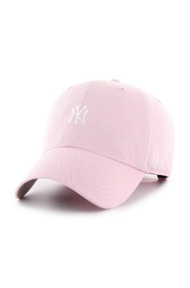 47brand sapca New York Yankees culoarea roz, cu imprimeu
