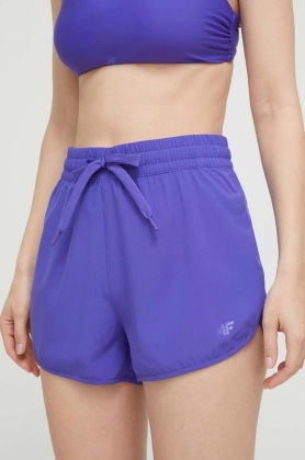 4F pantaloni scurti de baie culoarea violet