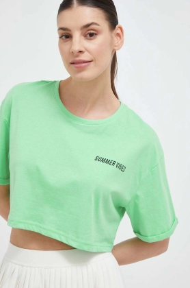 4F tricou femei, culoarea verde