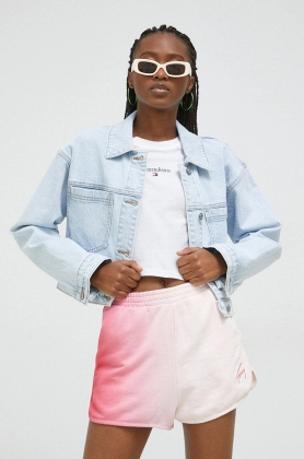 Abercrombie & Fitch geaca jeans femei, de tranzitie
