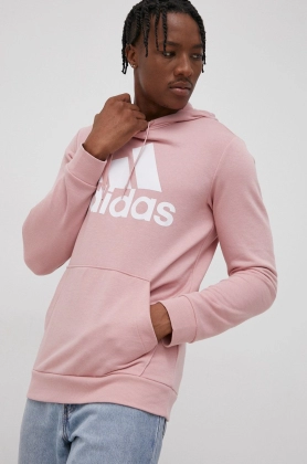 Adidas Bluza HE4560 barbati, culoarea roz, cu imprimeu