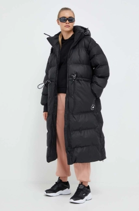 adidas by Stella McCartney geaca femei, culoarea negru, de iarna, oversize