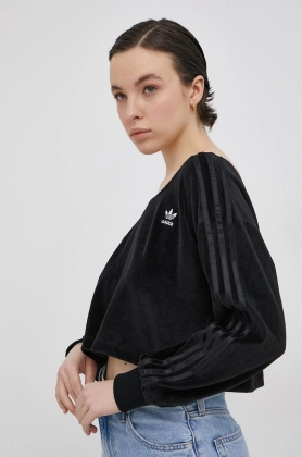 Adidas Originals Bluza H18840 femei, culoarea negru, material neted