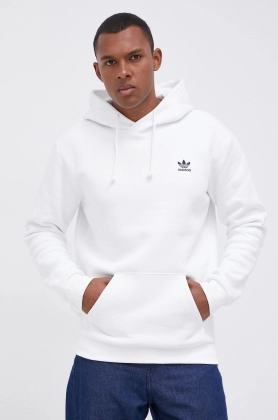Adidas Originals Bluza H34649 barbati, culoarea alb, material neted
