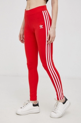 Adidas Originals Colanti HD2348 femei, culoarea rosu, material neted