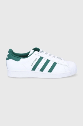 adidas Originals ghete de piele Superstar GZ3742 culoarea alb