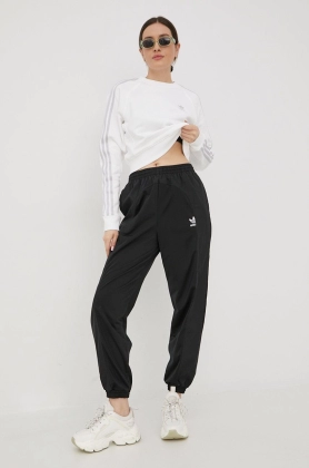 adidas Originals pantaloni de trening Adicolor HC7049 femei, culoarea negru,