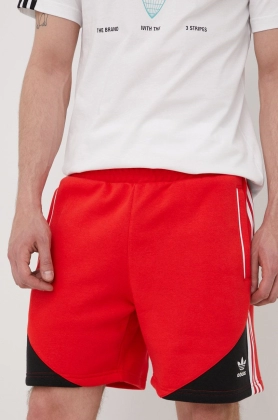 adidas Originals pantaloni scurti HC2092 barbati, culoarea rosu