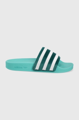 adidas Originals papuci Adilette GX3371 femei, culoarea turcoaz