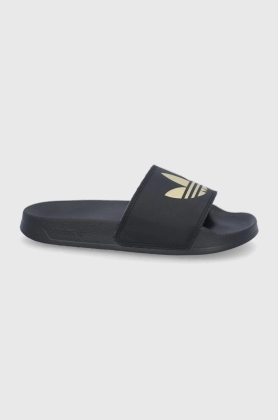 Adidas Originals Papuci GZ6196 femei, culoarea negru