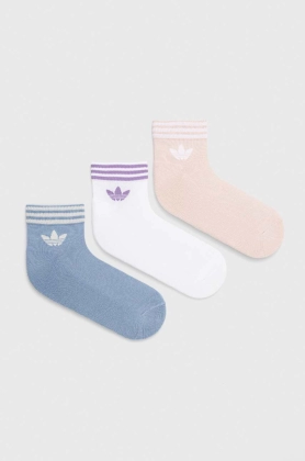 adidas Originals sosete 3-pack culoarea alb