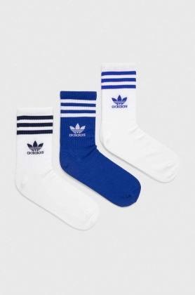 adidas Originals sosete 3-pack culoarea alb