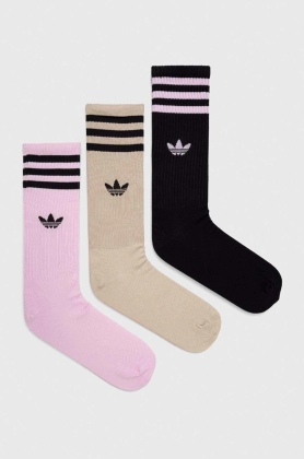 adidas Originals sosete 3-pack culoarea negru