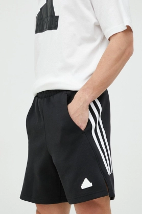 Adidas pantaloni scurti barbati, culoarea negru