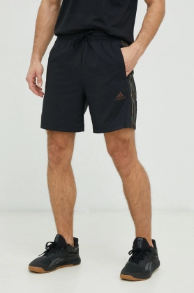 Adidas pantaloni scurti de antrenament Essentials Chelsea barbati, culoarea negru