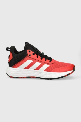 adidas pantofi de antrenament Ownthegame 2.0 GW5487 culoarea rosu