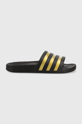 adidas papuci femei, culoarea negru