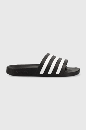 adidas papuci femei, culoarea negru