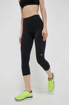 adidas Performance leggins de alergare Daily Run culoarea negru, cu imprimeu