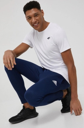 adidas Performance pantaloni HC0333 barbati, culoarea albastru marin, drept