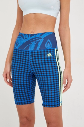 adidas Performance pantaloni scurti de antrenament Farm Rio femei, modelator, high waist