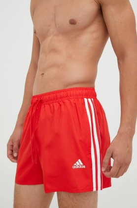 adidas Performance pantaloni scurti de baie culoarea rosu