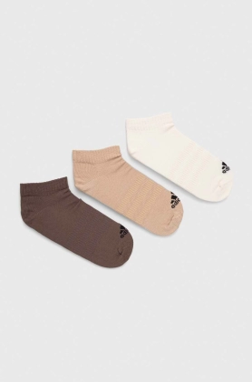 adidas Performance sosete 3-pack culoarea bej