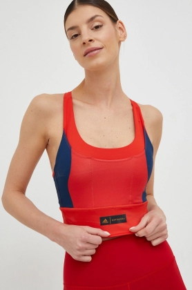 Adidas Performance sutien sport Marimekko culoarea rosu, modelator