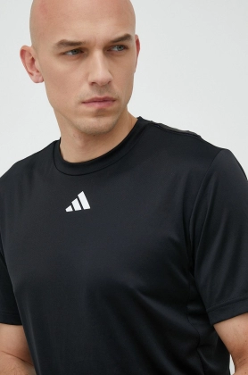 Adidas Performance tricou de antrenament HIIT Base culoarea negru, neted