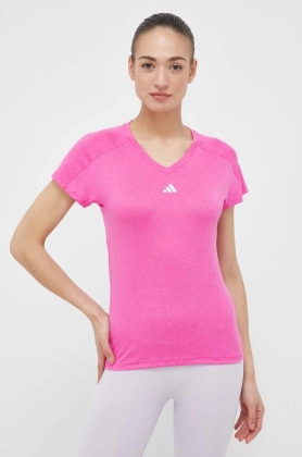 adidas Performance tricou de antrenament Train Essentials culoarea roz
