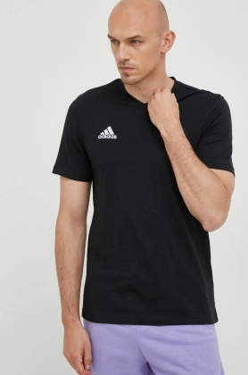 adidas Performance tricou Entrada 22 barbati, culoarea negru, neted