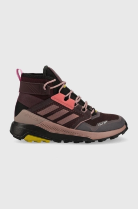 Adidas TERREX pantofi Trailmaker Mid femei, culoarea violet