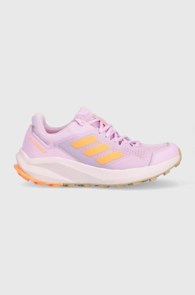 adidas TERREX pantofi Trailrider femei, culoarea violet