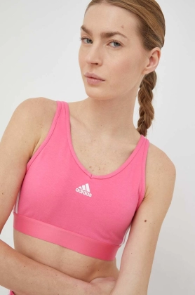 Adidas top femei, culoarea roz
