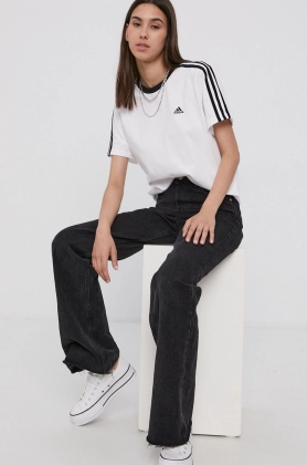Adidas Tricou din bumbac H10201 culoarea alb