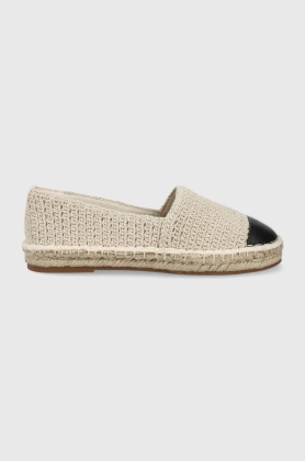 Aldo espadrile Macramia culoarea bej