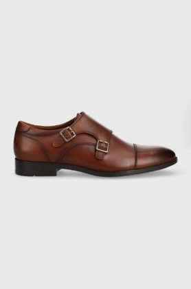 Aldo pantofi de piele Holtlanflex barbati, culoarea maro, 13180581.HOLTLANFLEX