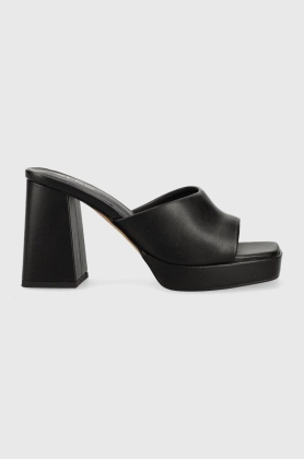 Aldo papuci Elkie femei, culoarea negru, cu toc drept, 13571628.Elkie