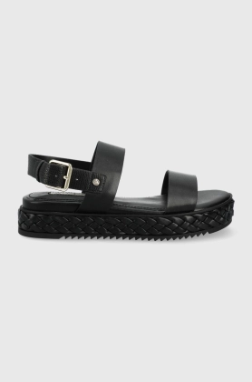 Aldo sandale Merorel femei, culoarea negru, cu platforma