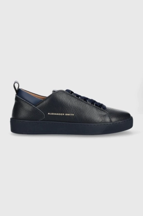 Alexander Smith sneakers din piele Oxford culoarea albastru marin