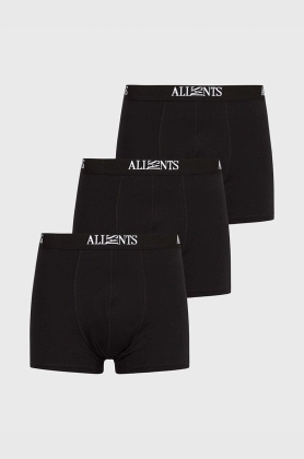 AllSaints boxeri (3-pack) barbati, culoarea negru
