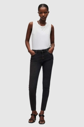 AllSaints jeansi femei, culoarea negru