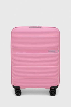 American Tourister valiza culoarea roz