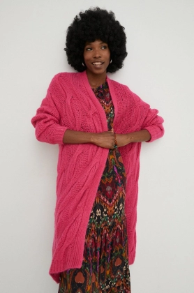 Answear Lab cardigan femei, culoarea roz, calduros