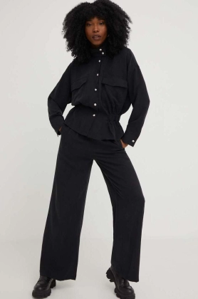 Answear Lab compleu femei, culoarea negru