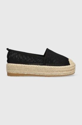 Answear Lab espadrile culoarea negru, cu platforma