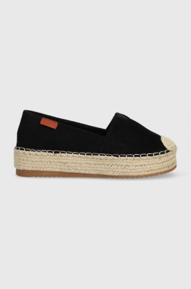 Answear Lab espadrile culoarea negru, cu platforma