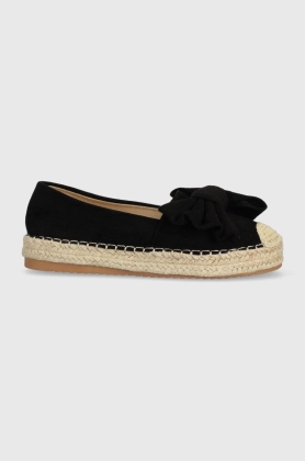 Answear Lab espadrile culoarea negru, cu platforma